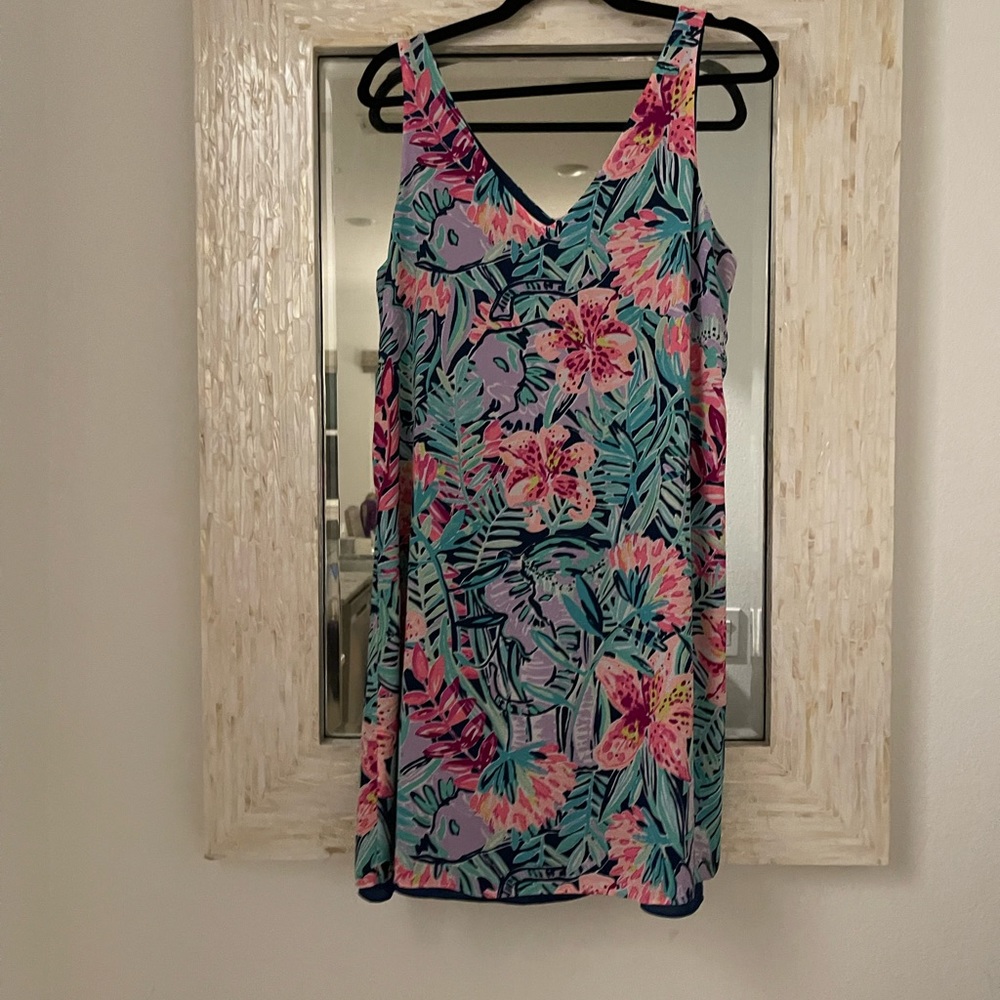 Lilly Pulitzer reversible Florin dress size Medium